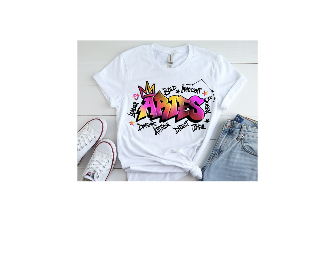 Aries Graffiti Women's Tee