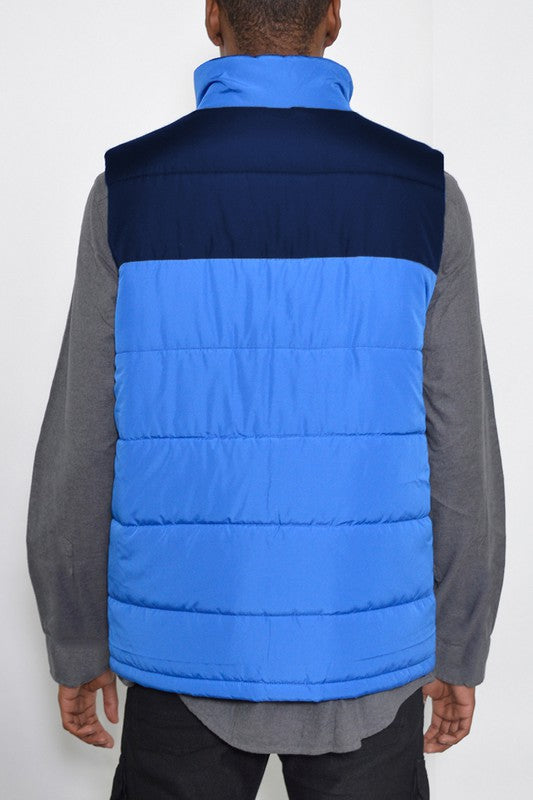 PADDED WINTER TWO TONE VEST