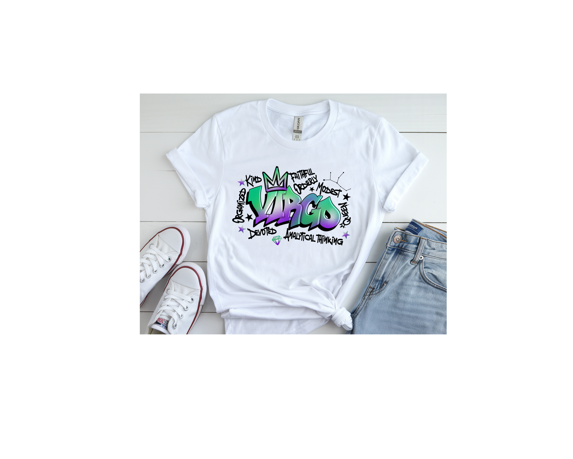 Virgo Graffiti Women's Tee