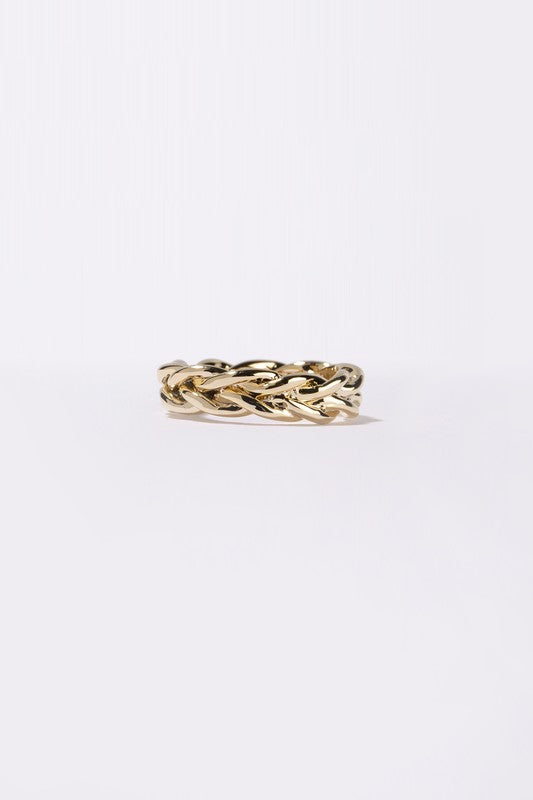 Chain ring - gold