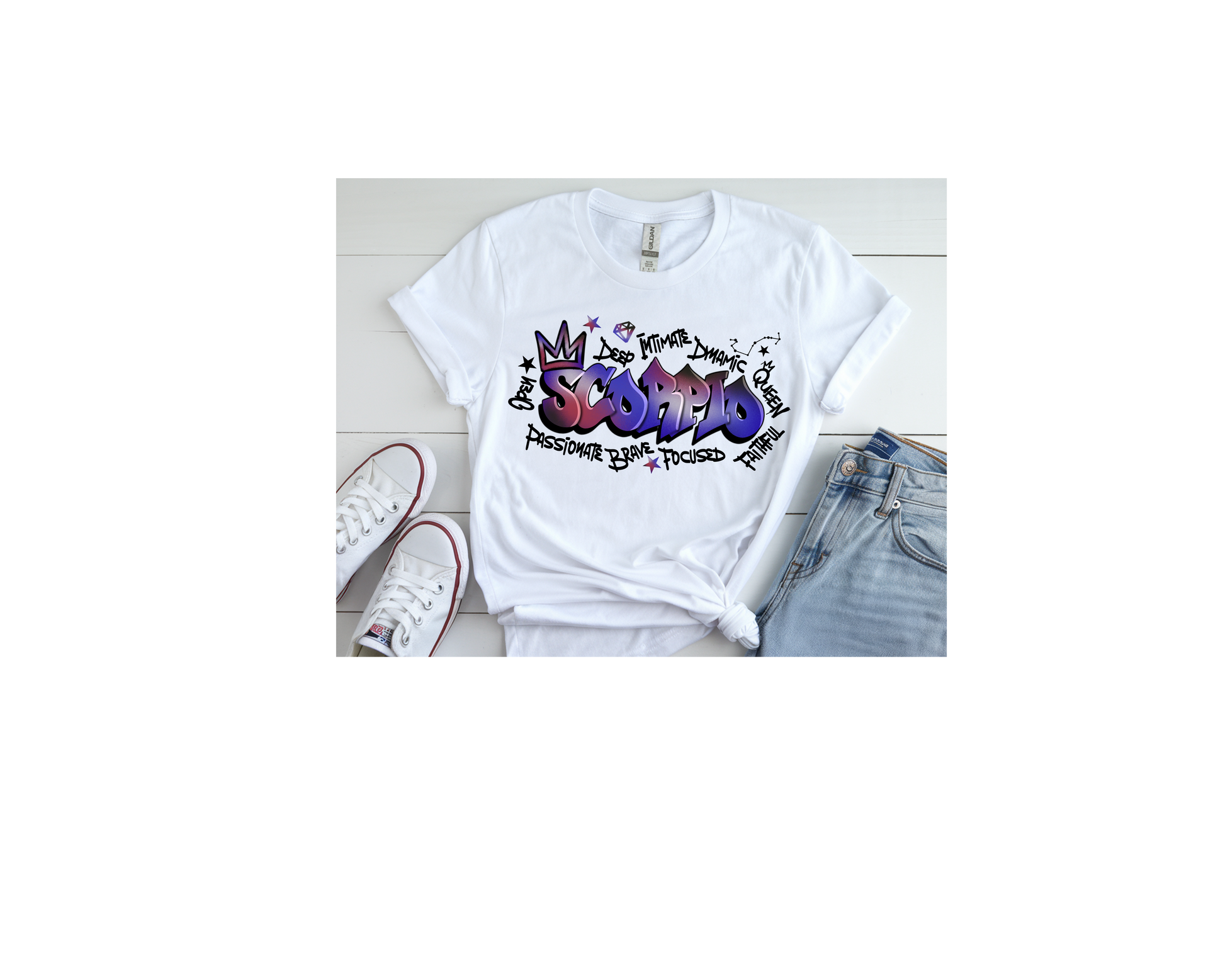 Scorpio Graffiti Women's Tee