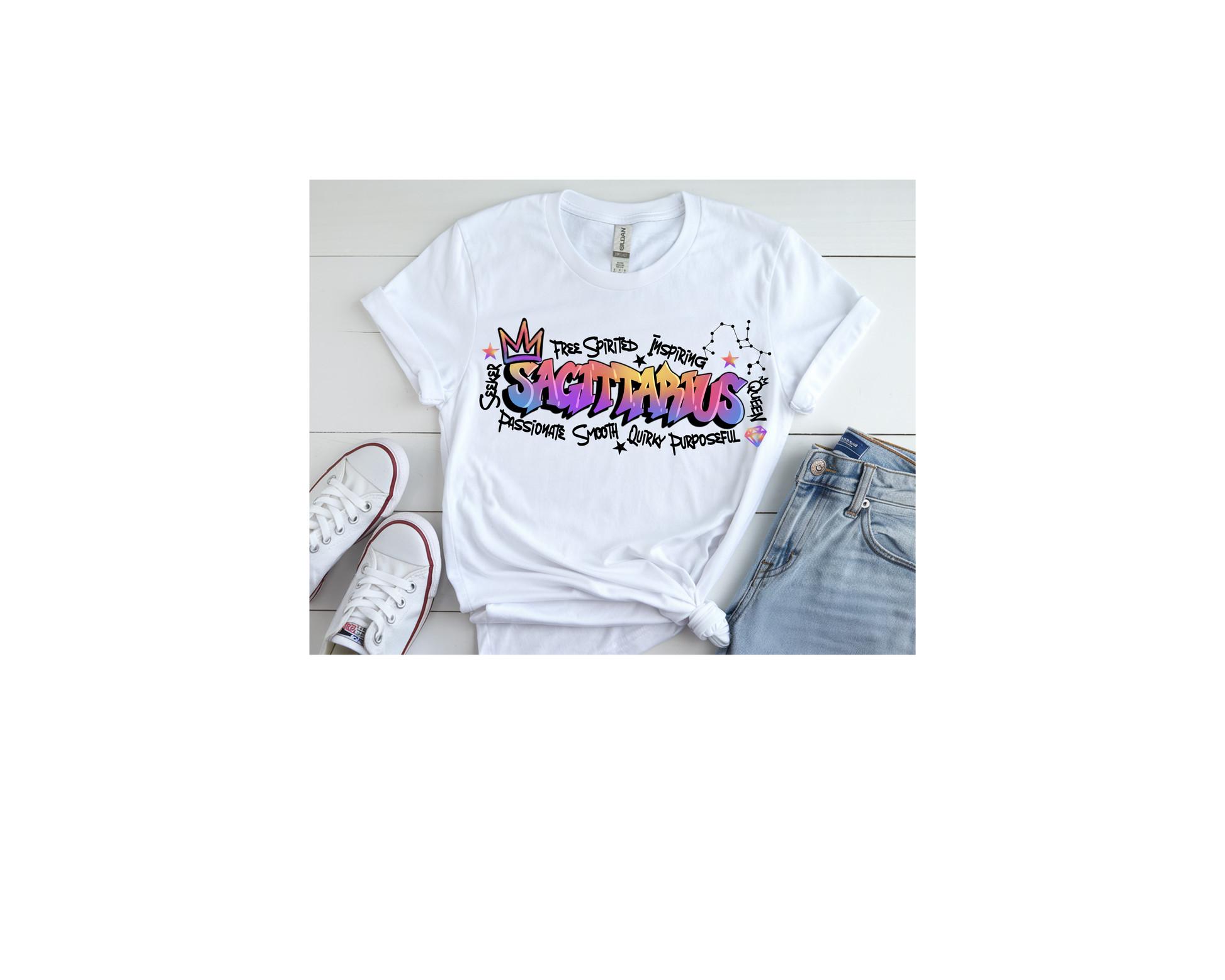 Sagittarius Graffiti Women's Tee