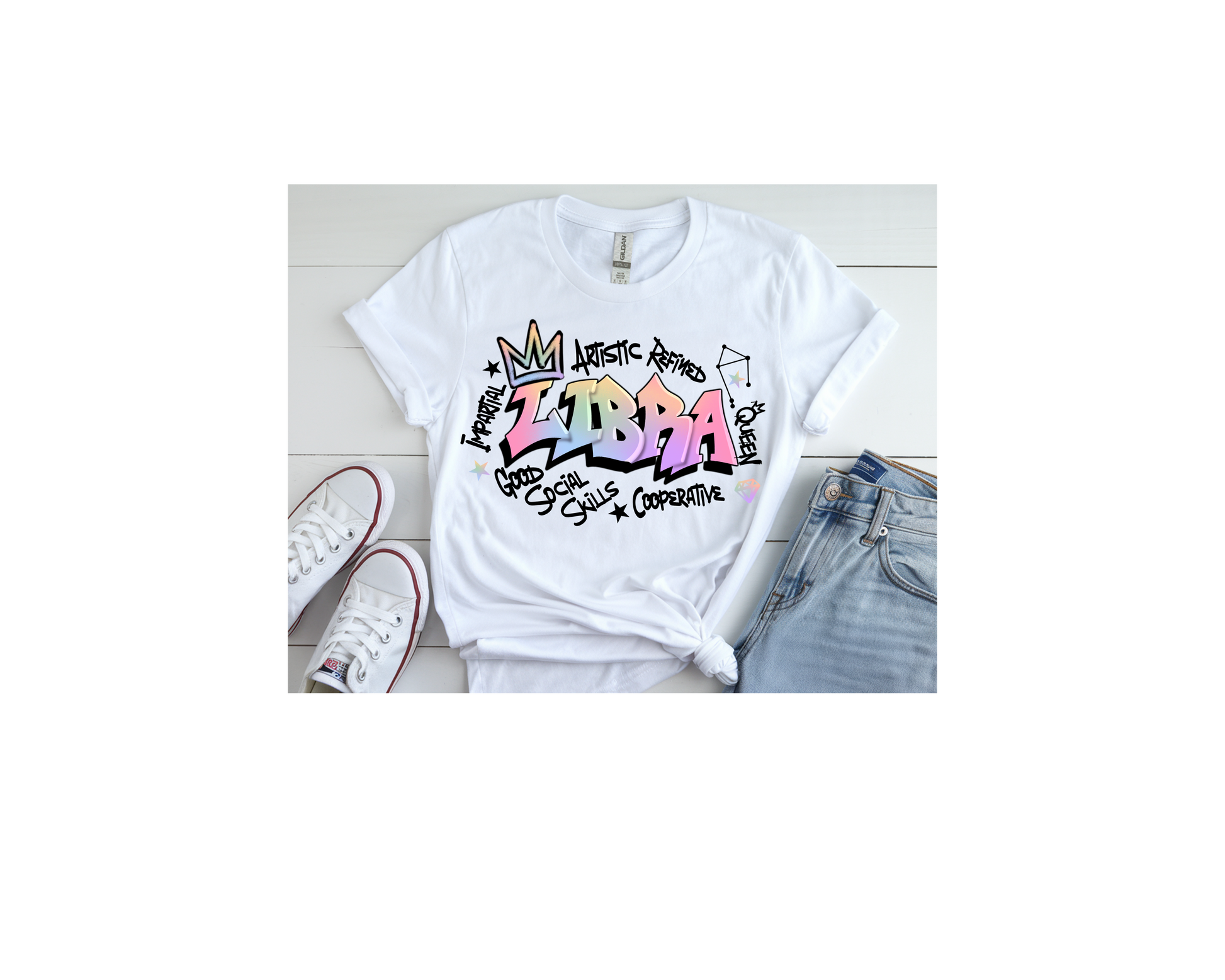 Libra Graffiti Women's Tee