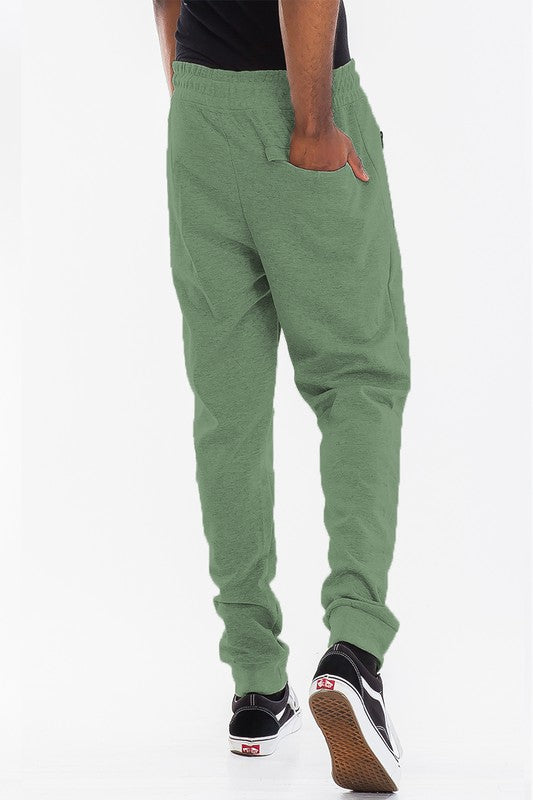 Weiv Mens Solid Heathered Jogger