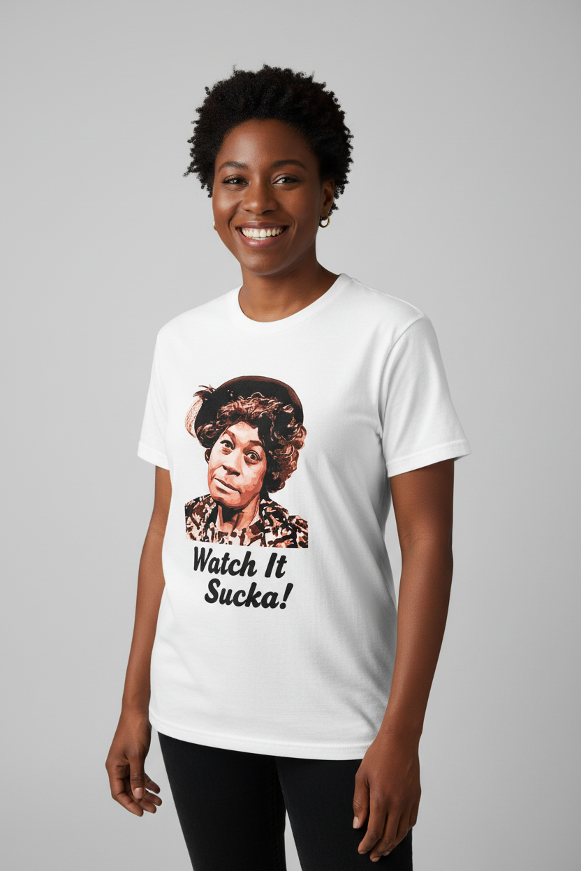 Watch It Sucka Women's T-Shirt on Model