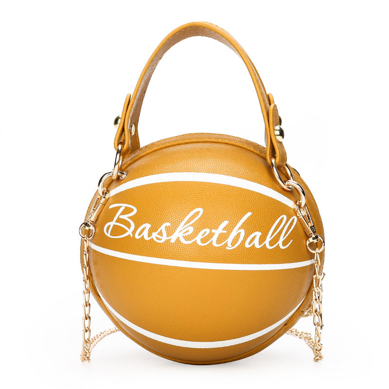 Basketball Purse Chains Trendy Designer Leather Handbags Crossbody Bag
