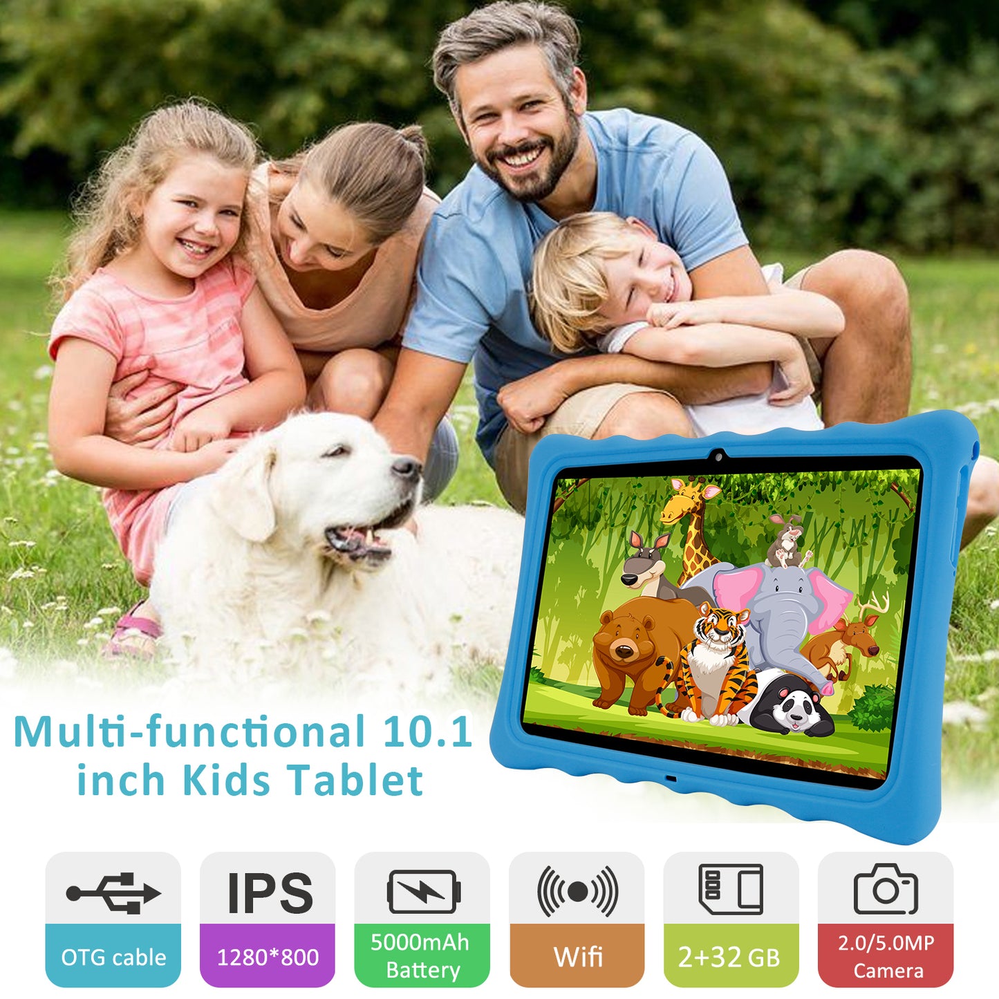 10 Inch Kids Android Tablets With 3G Sim Card 2+32GB Children Tablet
