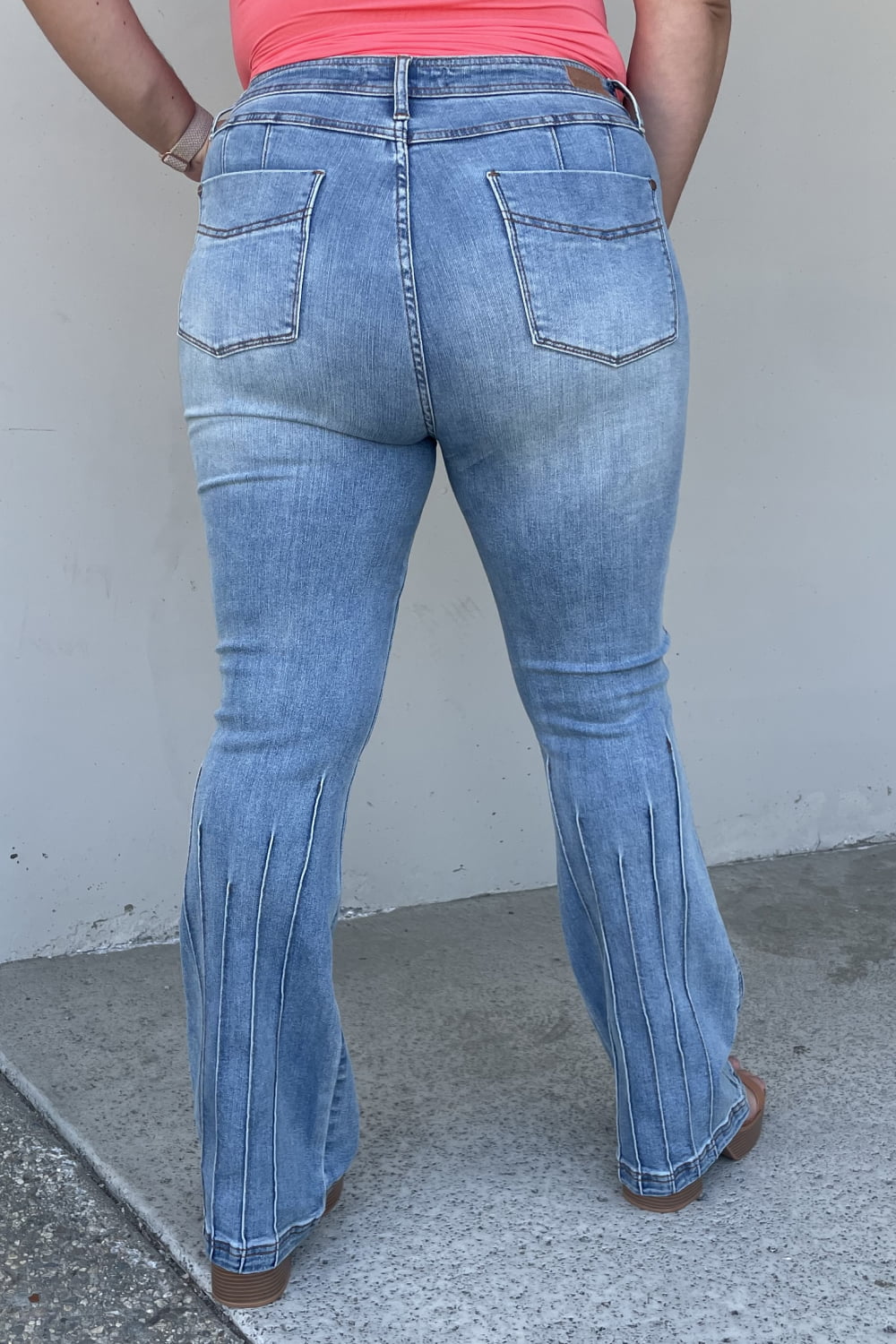 Judy Blue Vivian Full Size High Waisted Bootcut Jeans